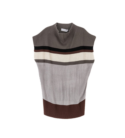ESSICK STRIPE SHORT SLEEVE STEEL GREY/GREY
