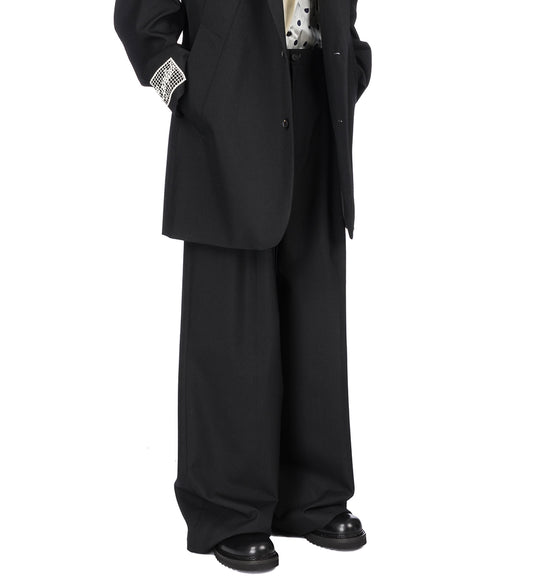 PLEATED TAILORING PANT BLACK