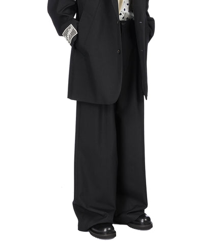 PLEATED TAILORING PANT BLACK