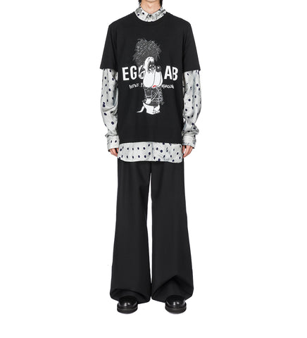 PLEATED TAILORING PANT BLACK