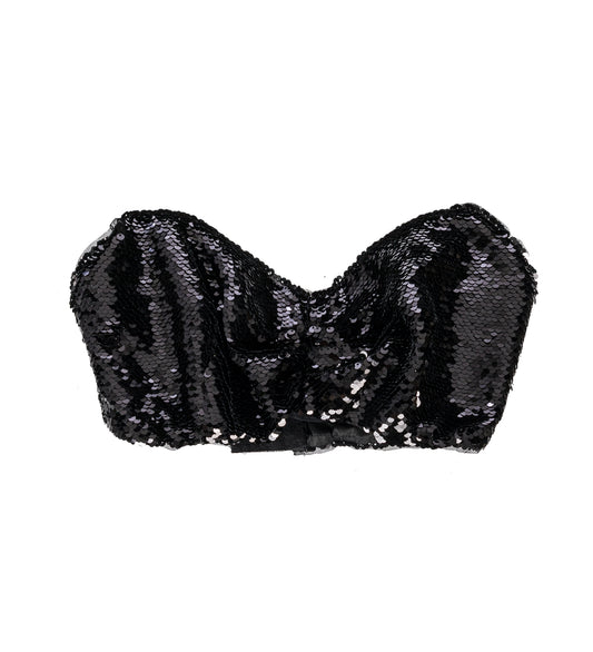 SCULPT BANDEAU BLACK