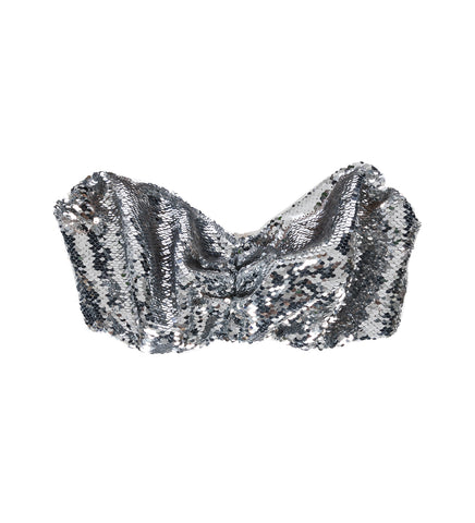SCULPT BANDEAU SILVER