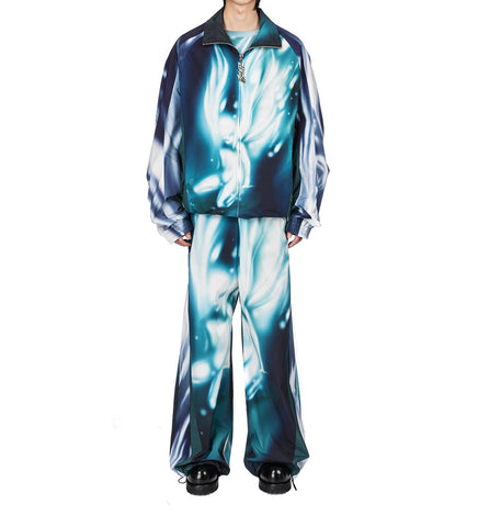 TRACKSUIT PANTS BLACK/TEAL