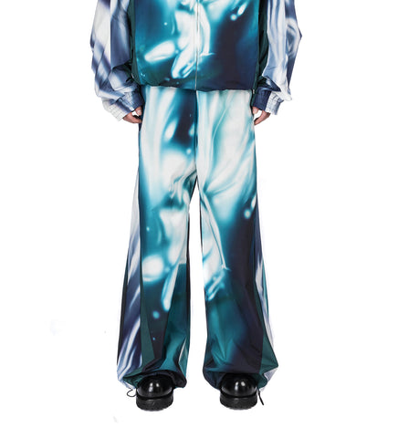 TRACKSUIT PANTS BLACK/TEAL