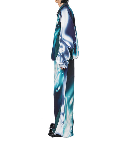 TRACKSUIT PANTS BLACK/TEAL