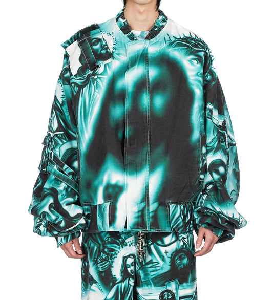 CARGO JACKET GREEN/BLACK