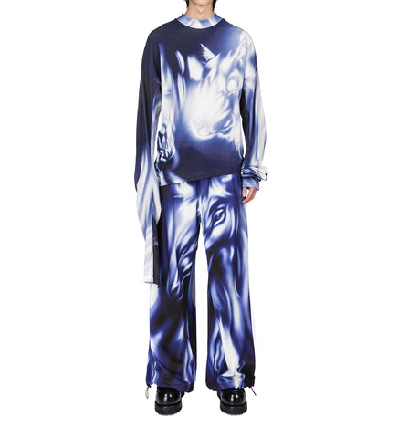 TRACKSUIT PANTS BLACK/LILAC