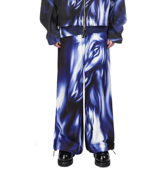 TRACKSUIT PANTS BLACK/LILAC