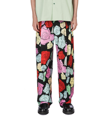 FLOWER PATTERN PRINTED PANTS MULTI