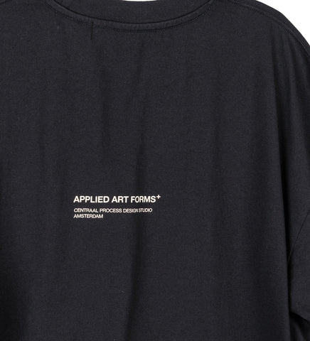 FRONT GRAPHIC OVERSIZED TEE BLACK