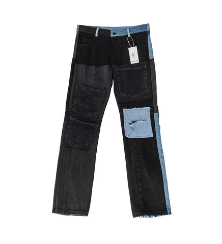 STUDIO WESTFALL RECONSTRUCTED JEAN VINTAGE DENIM BLACK