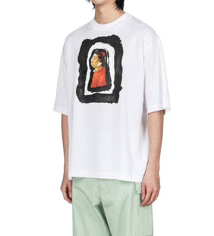 ART FRAME PRINTED T-SHIRT WHITE