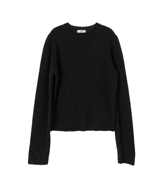 ROUNDNECK BOUCLE BLACK BOUCLE