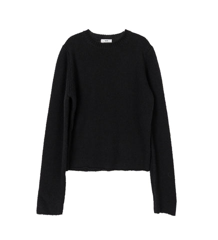 ROUNDNECK BOUCLE BLACK BOUCLE