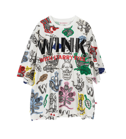 CROWN T OS WHITE MULTI