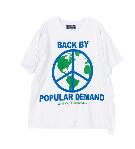 BACK BY POPULAR DEMAND TEE WHITE