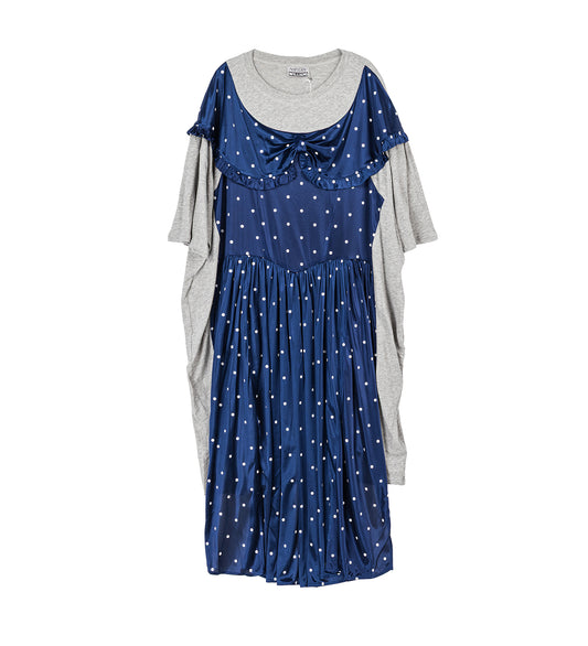 T-SHIRT GOWN POLKA DOT