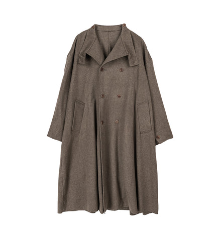 HEAVY WOOL OVERSIZED COAT DUST