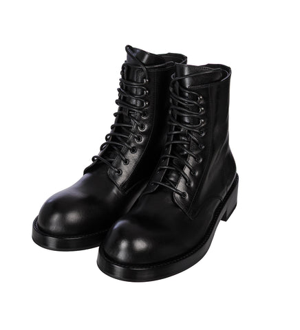 JOMUND LACE-UP ANKLE BOOTS BLACK
