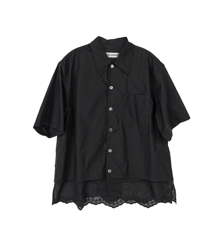 EVERY SHIRT SHORTSLEEVE VOID BLACK FINE POPLIN