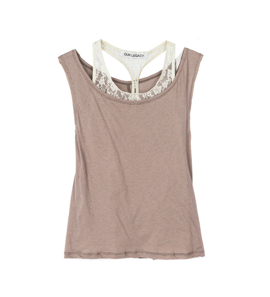 SWIM TANK VELVET SAND AIRVEIL COTTON