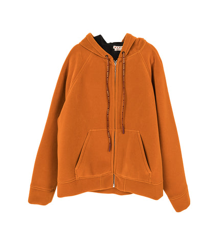 HOODED SWEATSHIRT SUN ORANGE
