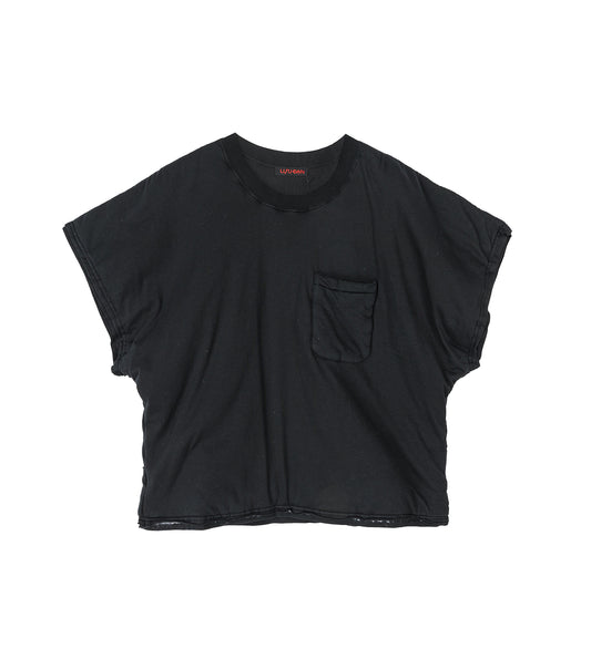WADDED POCKET TEE BLACK