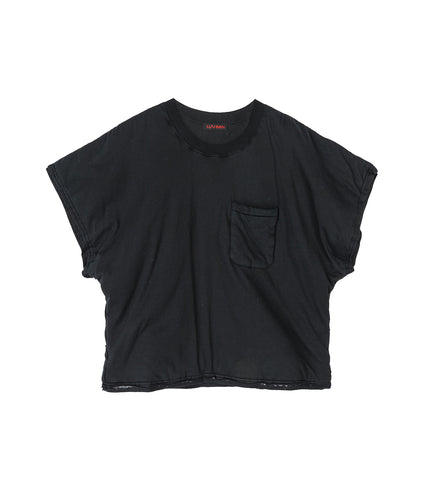 WADDED POCKET TEE BLACK