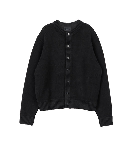 WOOL CARDIGAN BLACK