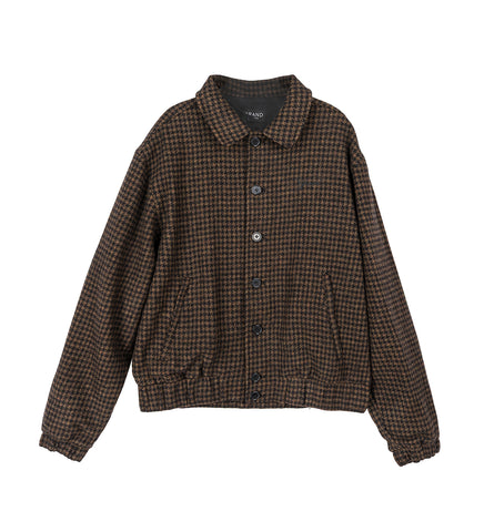 WOOL JACKET BROWN