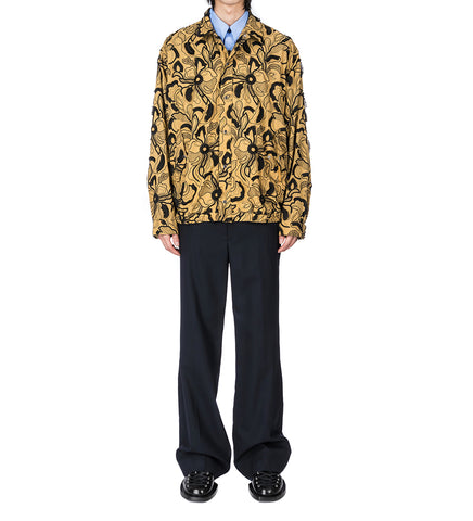 WOOL PANTS NAVY