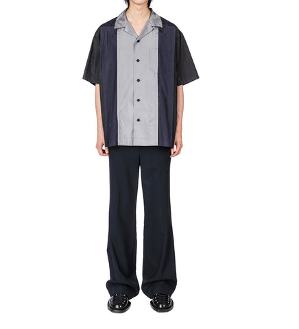 WOOL PANTS NAVY