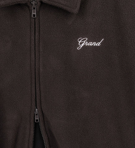 POLAR FLEECE JACKET ESPRESSO