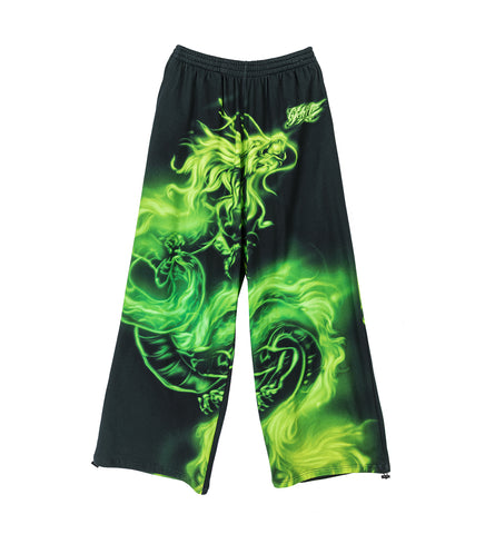 SWEATPANTS BLACK/LIME