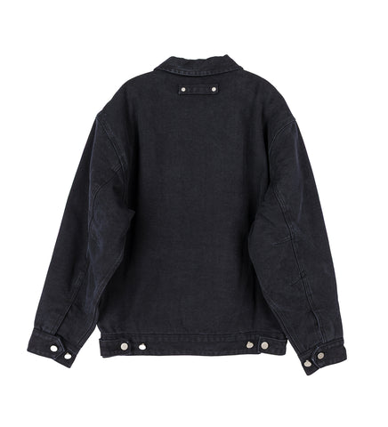 CONNOR WORK JACKET WASHED BLACK