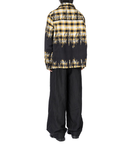 FIELD SHIRT BLURRY BLACK/YELLOW CHECK