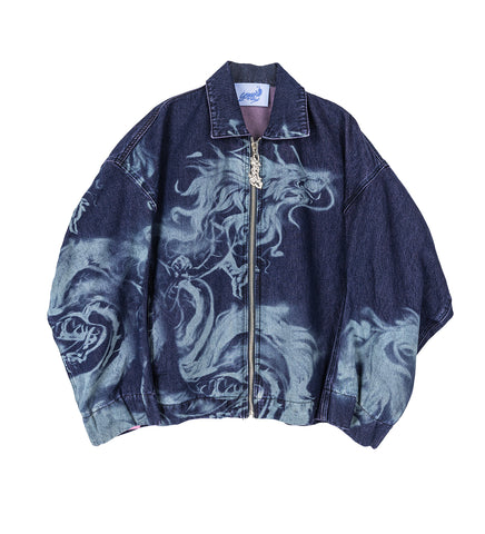 LASER DENIM JKT INDIGO PURPLE