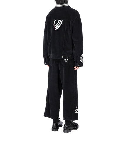 COSMOS CORDUROY JACKET BLACK