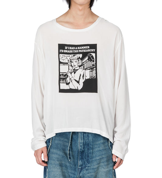 LONGSLEEVES T-SHIRT WHITE