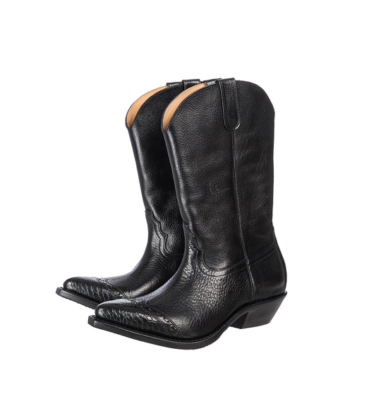CONSULTANT BOOT DEEP BLACK LEATHER