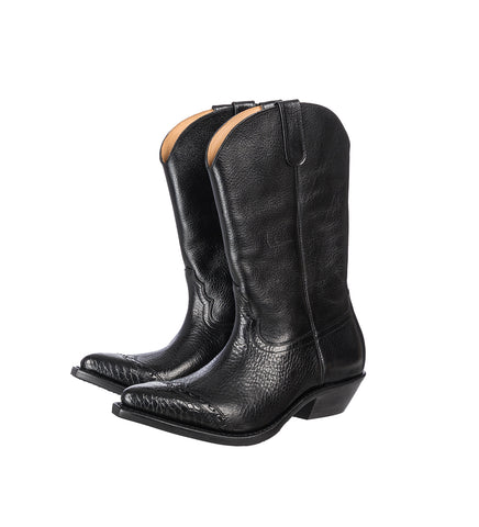 CONSULTANT BOOT DEEP BLACK LEATHER
