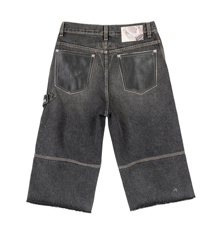 BIKER TESTER JEANS BLACK WASHED