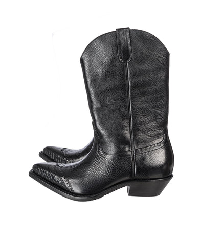 CONSULTANT BOOT DEEP BLACK LEATHER