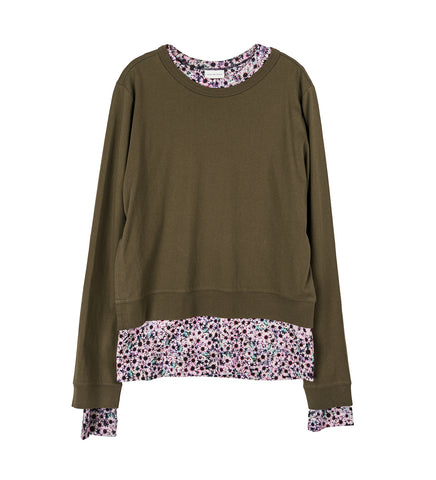 HEXMAN LAYERED LS T-SHIRT LIGHT PINK