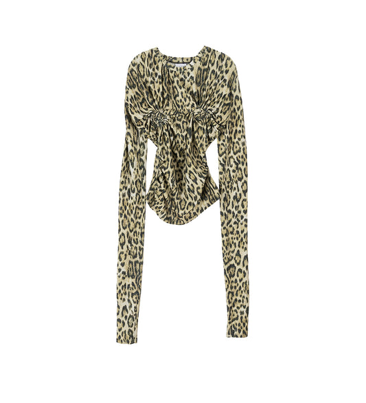 TITTY TWISTER TOP LEOPARD