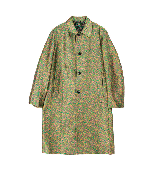 RANKLES FLORAL JACQUARD COAT YELLOW
