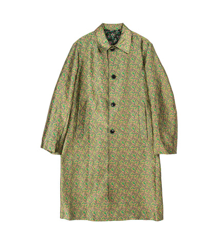 RANKLES FLORAL JACQUARD COAT YELLOW