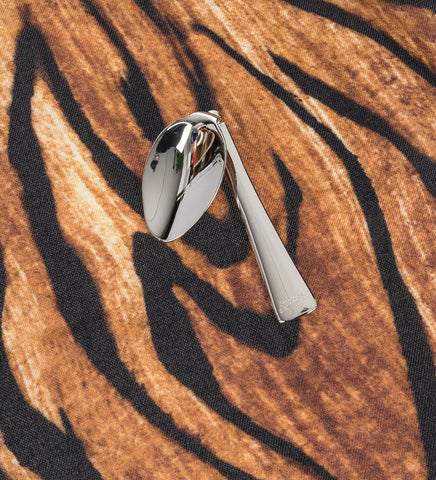 CUTLERY MONO EARRING SILVER