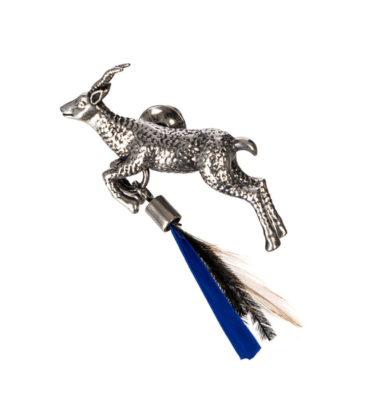FEATHER BROOCH SILVER