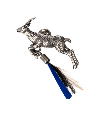 FEATHER BROOCH SILVER